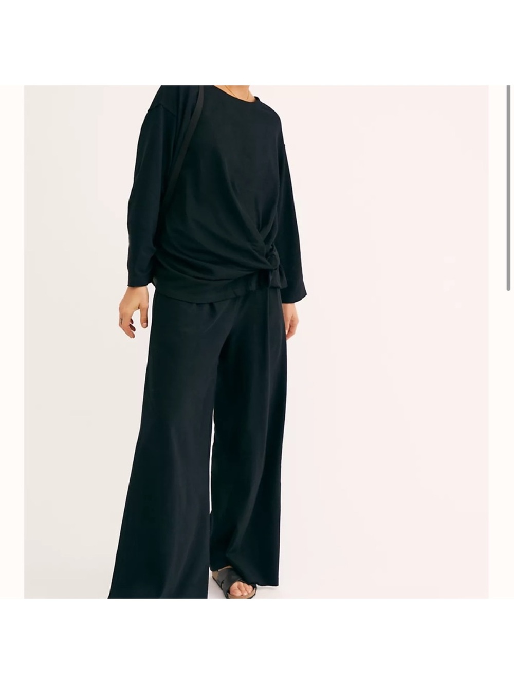 2PC Free People Lax wide leg set